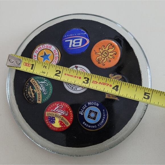 Bottle Cap Resin Beer 5" Coaster for Dudes & Dudettes That Like Their Brew - Picture 11 of 11